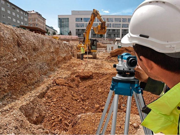 Control topográfico en terreno