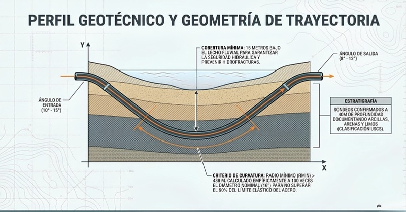 Perfil Geotécnico y Geometría de Trayectoria PHD