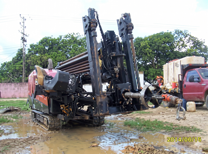 Planta móvil sobre orugas de alta capacidad de empuje